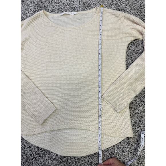Athleta Cream Knit Long Sleeve Sweater, Sz‎ Small Activewear Athleisure CozyCore - Picture 9 of 11